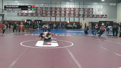 120 lbs Consolation - Dylan Walker, Tyngsborough/Dracut vs Jayden Chadwick, Gloucester
