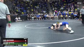 106 lbs Semis - Liam Adlfinger, Wilton vs Hayden Schwab, Don Bosco