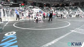 155 lbs Quarterfinal - Camdyn Miller, Henryetta Knights Wrestling Club vs Eli Foster, Lions Wrestling Academy