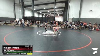 182 lbs Cons. Round 2 - Anthony Martone, Unattached vs Tyler Lyons, South West Washington Wrestling Club