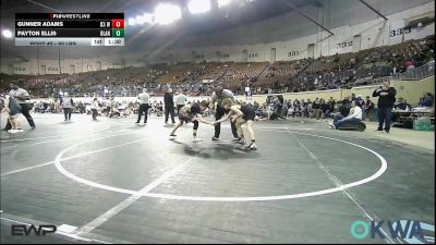 90 lbs Quarterfinal - Gunner Adams, D3 Wrestling Cluib vs Payton Ellis, Blanchard Youth Wrestling Club