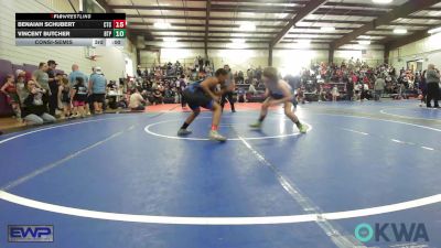 100 lbs Rr Rnd 4 - Michael Evans III, Tulsa Blue T Panthers vs Kamden Caywood, Oklahoma Phantom Wrestling Club