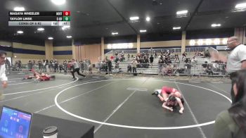 94 lbs Consi Of 8 #2 - Masaya Wheeler, North Coast Grapplers vs Taylor Linse, C-Quence