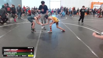 115/122 Cons. Semi - Garret Gregory, Summerville Takedown vs Konnor Adams, Red Devil Wrestling