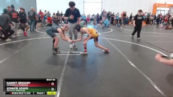115/122 Cons. Semi - Garret Gregory, Summerville Takedown vs Konnor Adams, Red Devil Wrestling