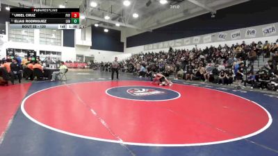 120 lbs Champ. Round 1 - Elias Rodriguez, La Habra vs Uriel Cruz, Paloma Valley