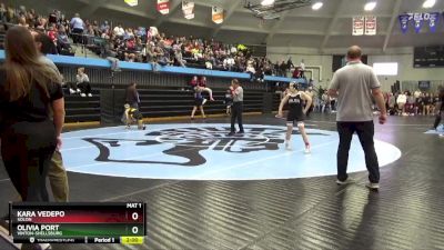 105 lbs Round 4 - Kara VeDepo, Solon vs Olivia Port, Vinton-Shellsburg