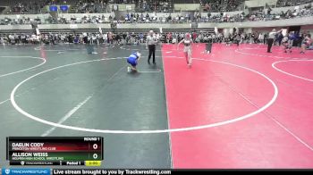 110-120 lbs Round 1 - Allison Weiss, Holmen High School Wrestling vs Daelin Cody, Princeton Wrestling Club