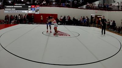 63 kg 7th Place Match - Addison Breeding, Cincinnati Rtc vs Jorden Zigo, Cincinnati Rtc