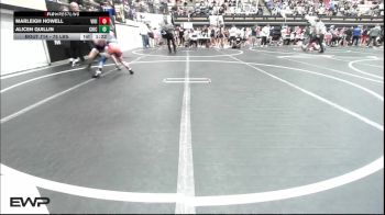 75 lbs Rr Rnd 1 - Marleigh Howell, Viking Wrestling Club vs Alicen Quillin, Chickasha Youth Wrestling