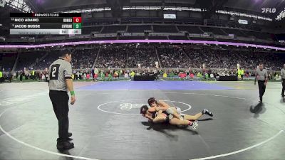 D1-106 lbs 7th Place Match - Nico Adamo, Romeo HS vs Jacob Busse, Livonia Franklin