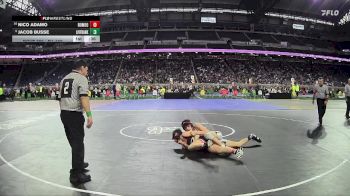 D1-106 lbs 7th Place Match - Nico Adamo, Romeo HS vs Jacob Busse, Livonia Franklin