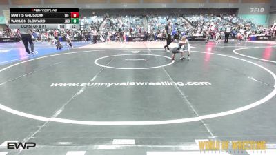 49 lbs Consi Of 8 #1 - Mattis Grosjean, The Best Wrestler vs Waylon Cloward, JWC