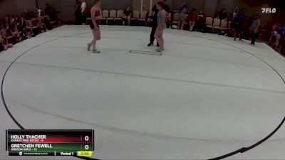 118 lbs Round 6 (8 Team) - Holly Thacher, Kansas Pink Gecko vs Gretchen Fewell, Oregon Girls