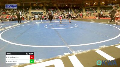 105 lbs Round Of 16 - Ryker Everland, Tulsa Blue T Panthers vs Ruby Pascal, Bartlesville Wrestling Club