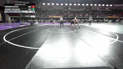 141 lbs Consi Of 32 #2 - Brennan Bolen, Western Michigan vs Robert Tovornik, Apprentice