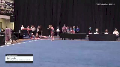 Jett Lunde - Women's Group, Chow's Gymnastics and Dance Institute - 2021 Women's Xcel Region 4 Championships