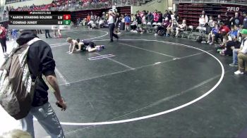 105 lbs Quarterfinal - Conrad Jundt, O`Neill Leprechaun Wrestling vs Aaron Standing Soldier, Gordon/Rushville Jr. Wrestling
