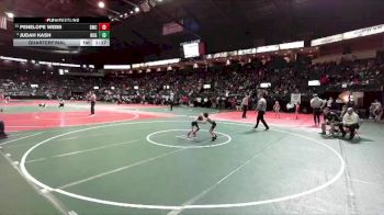 45 lbs Quarterfinal - Penelope Webb, SWC3 vs Judah Kash, ROGA