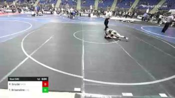 95 lbs Consolation - Porter Snyder, Byers vs Trace Brisendine, U Town Hammers W.C.