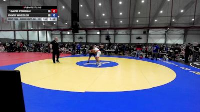 Junior Boys GR - 120 lbs Cons. Round 2 - Gavin Pongsai, CA vs David Wheeler, OR
