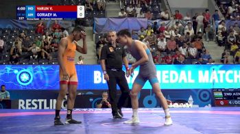 60 kg Final 3-5 - Varun Varun, India vs Mingiian Goriaev, Individual Neutral Athletes