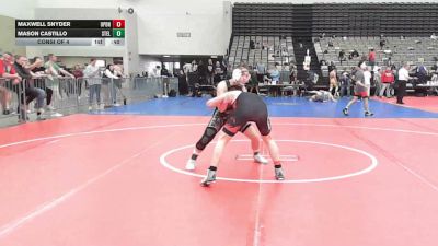 140-I lbs Consi Of 4 - Maxwell Snyder, Upper Dublin vs Mason Castillo, Steller Trained
