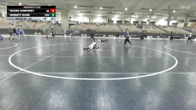 45 lbs 5th Place Match - Bennett Rowe, Team Clarksville TCWC vs Boone Humphrey, Halls Wrestling