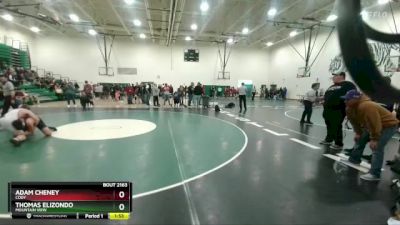 190 lbs Cons. Round 3 - Adam Cheney, Cody vs Thomas Elizondo, Mountain View