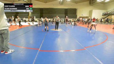 106 lbs Rr Rnd 3 - Cody Clarke, Mat Assassins Black vs Allen Gaudenzi, Derry Kings