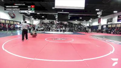 150 lbs Cons. Round 4 - Brock Kenney, Trabuco Hills vs Josiah Castillo, Santa Fe