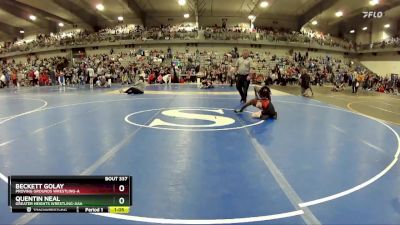 70 lbs Quarterfinal - Quentin Neal, Greater Heights Wrestling-AAA vs Beckett Golay, Proving Grounds Wrestling-A 