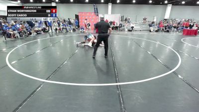 132 lbs Ethan Worthington, Team Kansas Silver vs Scott Cascio, Team Louisiana