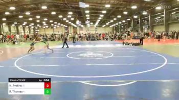 100 lbs Consi Of 16 #2 - Nia Avelino, ID vs Reagan Thomas, FL