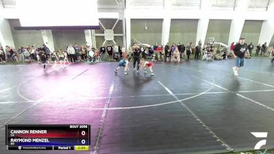 63 lbs Champ. Round 1 - Cannon Renner, CA vs Raymond Menzel, NV