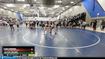 150 lbs Semifinal - Ashton Walker, Stallions Wrestling Club vs Cash Hawkins, Northside Wrestling Club