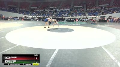 6A-138 lbs Cons. Round 5 - Brody Foss, South Medford vs Jacob Smith, Newberg