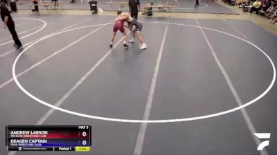 145 lbs Cons. Round 3 - Andrew Larson, MN Elite Wrestling Club vs Deagen Captain, Peak Wrestling Club