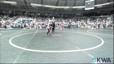 60 lbs Round Of 16 - Armie Amatucci, Team Tulsa Wrestling Club vs Kayden Bass, Grove Takedown Club