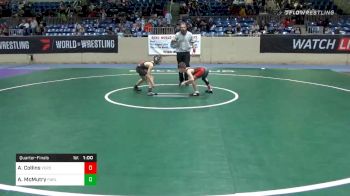 73 lbs Quarterfinal - Ayden Collins, Verdigris WC vs Aidan McMutry, Purler Wrestling Academy