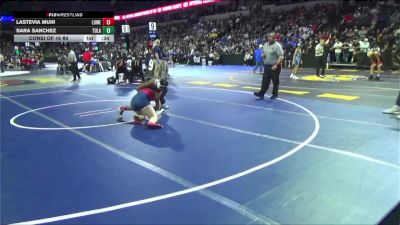 125 lbs Consi Of 16 #2 - Lastevia Muir, Lowell (CC) vs Sara Sanchez, Tulare Western (CS)