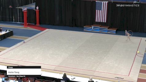 Katie Tang - Hoop - 2021 Rhythmic Elite Qualifier