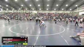 129 lbs Cons. Round 4 - Kevin Hawley, Mountain View vs Diego Burga, Ben Lomond