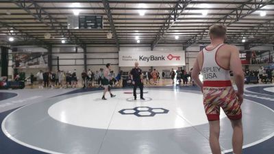 70 kg Champ. Rd Of 64 - Jacob Goodwin, Beaver Wrestling Club vs August Hibler, Wildcat Wrestling Club