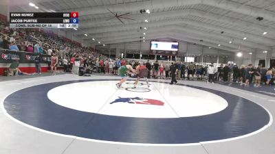215 lbs Cons. Sub-rd Of 16 - Evan Nunez, Beat The Streets Chicago vs Jacob Purtee, Lake Erie Wrestling Club