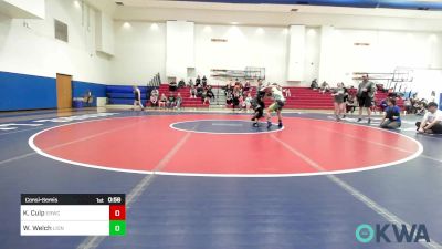 117 lbs Consolation - Kaatje Culp, El Reno Wrestling Club vs Willow Welch, Lions Wrestling Academy