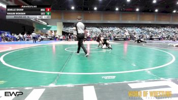 136 lbs Round Of 16 - Jenille Shaw, Wrecking Crew vs Hailee Boeger, Cats Wrestling Club
