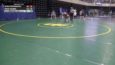 125 lbs Consi Of 8 #2 - Mykia Petruskevich, Williamsport vs Finley Gilbert, Clearfield