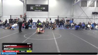 60 lbs Semis (4 Team) - Conner Dobson, 4M vs Brody Codd, Headhunters