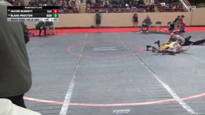 65_B lbs Quarterfinal - Jacobi Burkett, Claysburg Kimmel vs Blake Proctor, Norwin